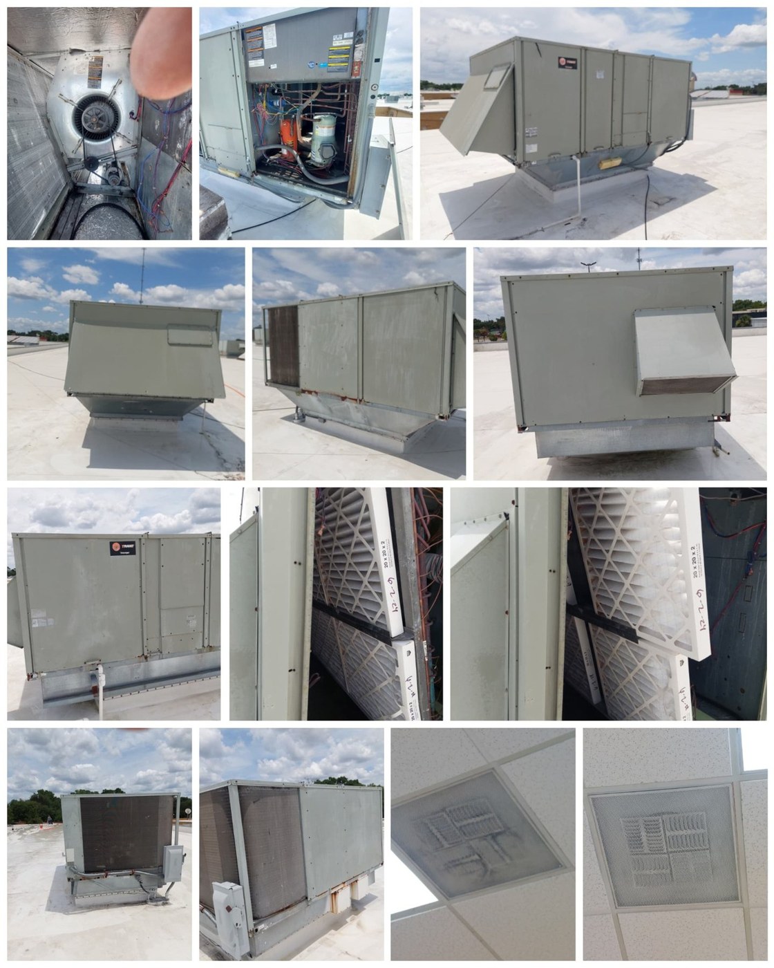 Outdoor AC condenser